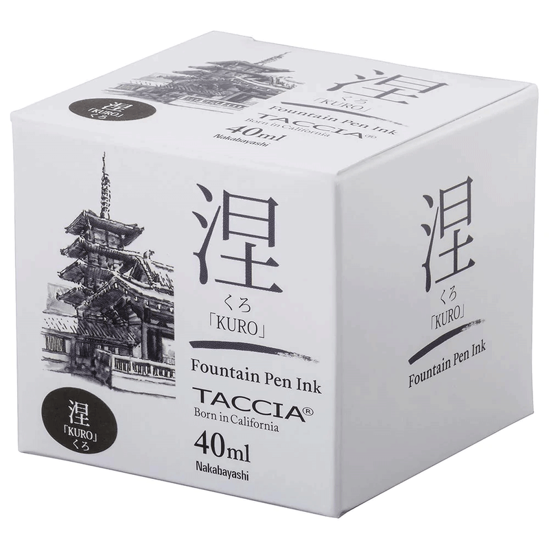 TACCIA, Ink Bottle - SUNAO-IRO KURO (40mL).