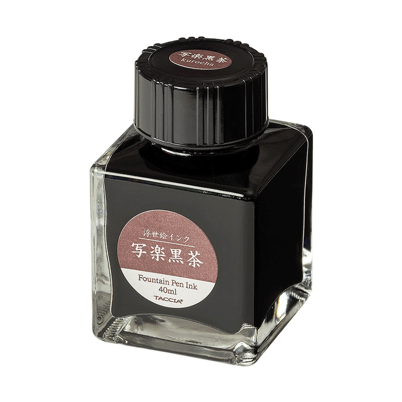 TACCIA, Ink Bottle - UKIYO-E KUROCHA (40mL).