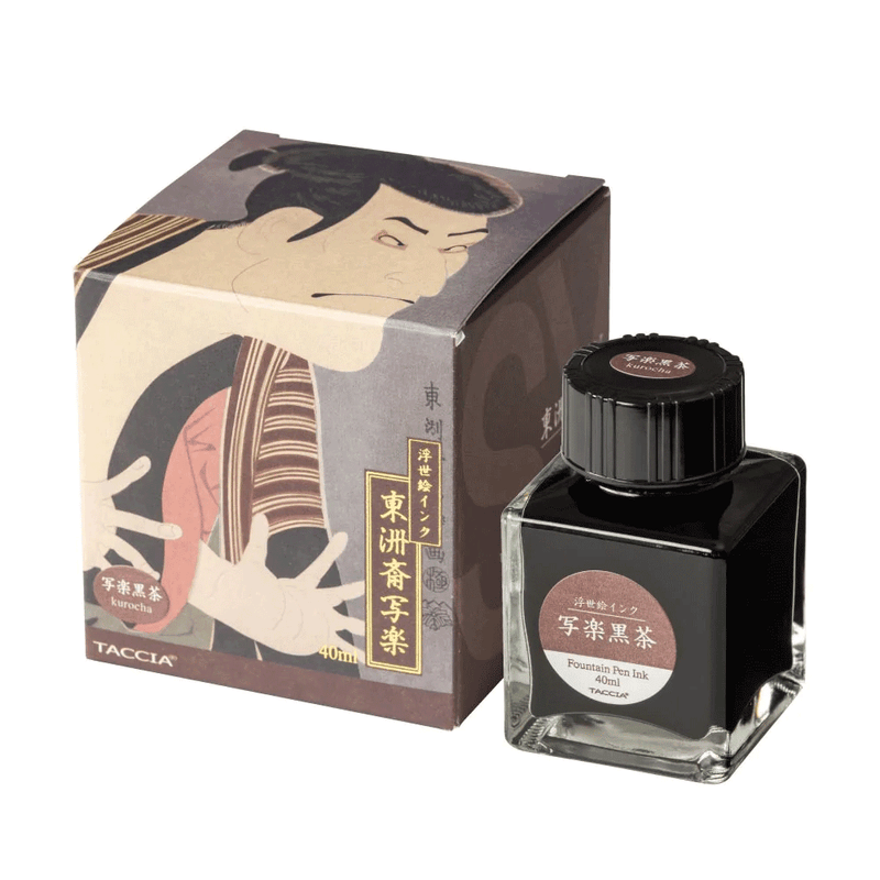 TACCIA, Ink Bottle - UKIYO-E KUROCHA (40mL).