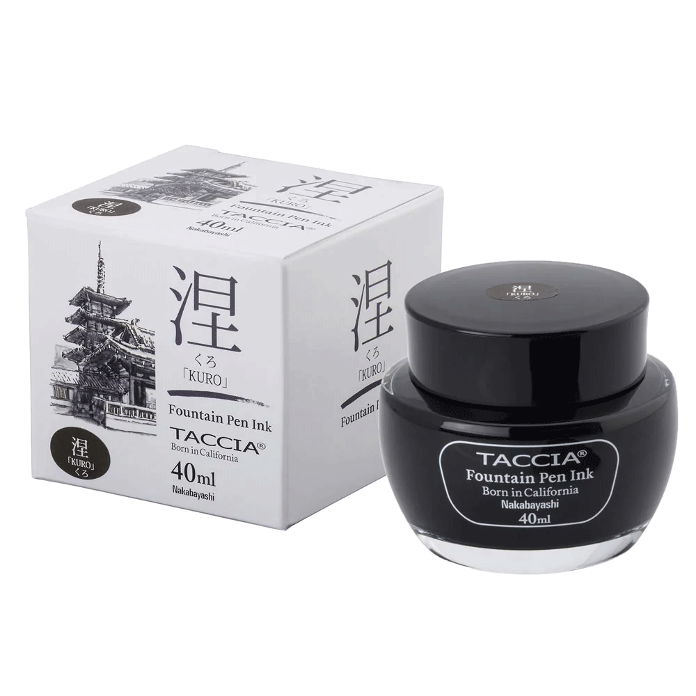 TACCIA, Ink Bottle - SUNAO-IRO KURO (40mL). — SWASTIK penn