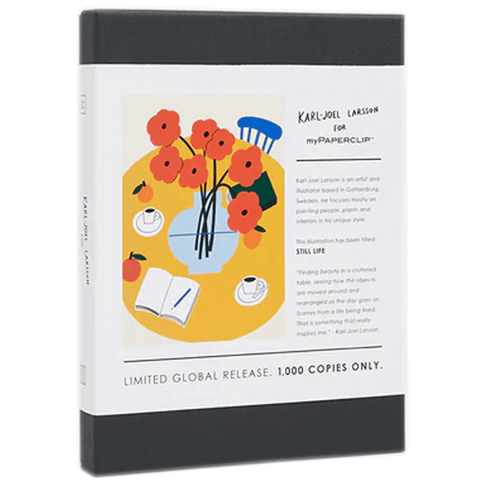 myPAPERCLIP, NoteBook - KARL JOEL LARSSON Limited Edition STILL LIFE.