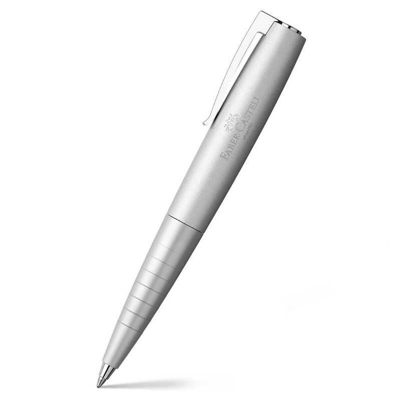 FABER CASTELL, Ballpoint Pen - LOOM METALLIC SILVER.