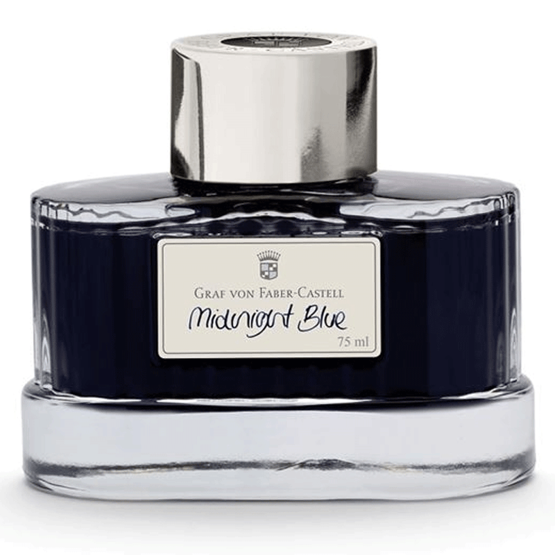 FABER CASTELL, Ink Bottle - GVFC MIDNIGHT BLUE (75mL).