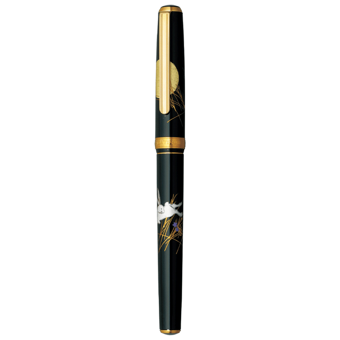 PLATINUM, Fountain Pen - VICOH KANAZAWA Gold Leaf MOON & RABBIT (18K).