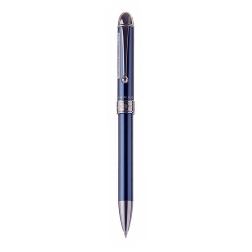 PLATINUM, Multi Function Pen - DOUBLE 3 ACTION Alumite Finish Metal Pen BLUE 