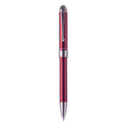 PLATINUM, Multi Function Pen - DOUBLE 3 ACTION Alumite Finish Metal Pen RED 