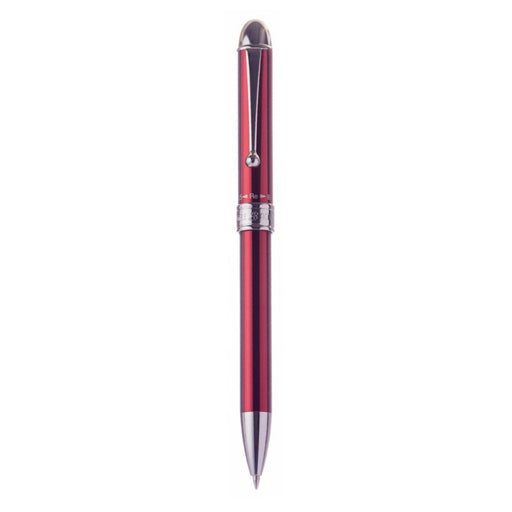 PLATINUM, Multi Function Pen - DOUBLE 3 ACTION Alumite Finish Metal Pen RED 