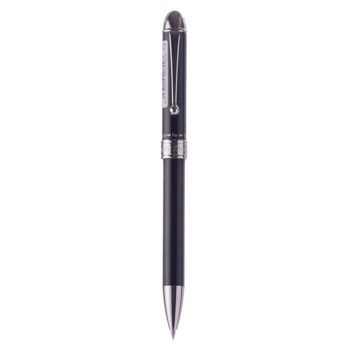 PLATINUM, Multi Function Pen - DOUBLE 3 ACTION Alumite Finish Metal Pen BLACK 