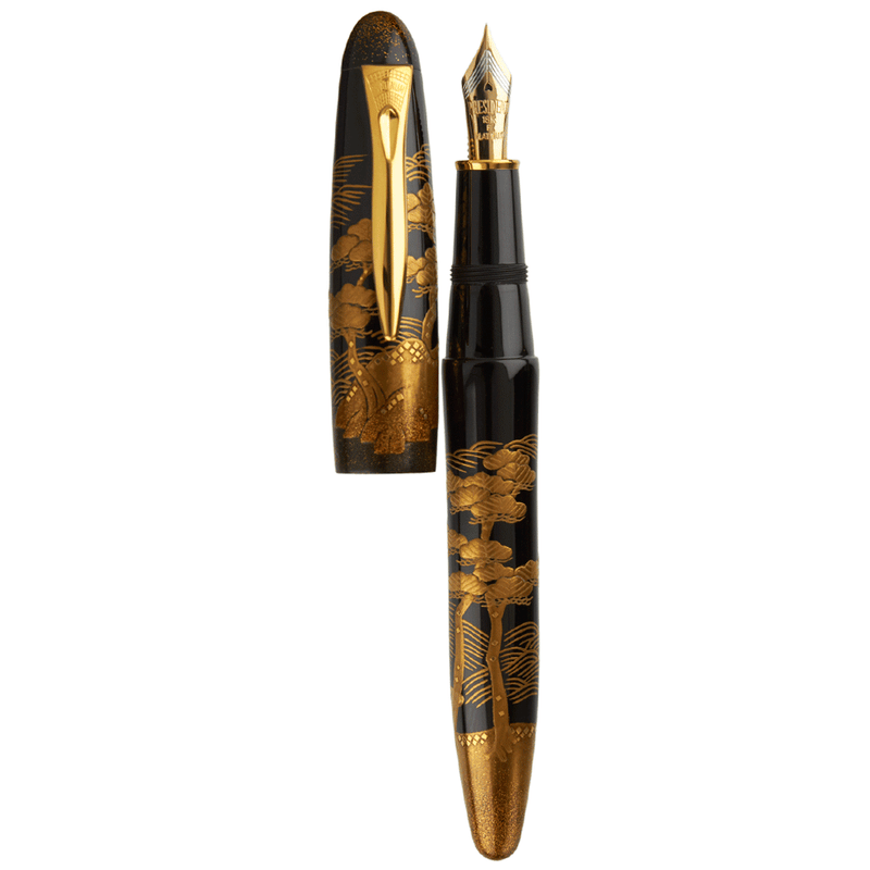 PLATINUM, Fountain Pen - IZUMO "KAGA" MAKI-E HAMA ON MATSU.