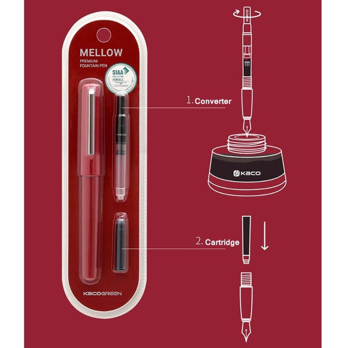 KACO, Fountain Pen - Mellow Plastic RED 2