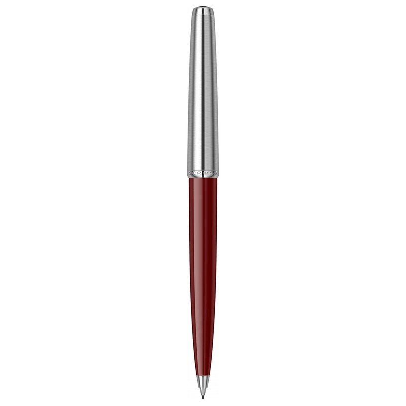 SCRIKSS, Ballpoint Pen + Mechanical Pencil Set - METROPOLIS 78 BURGUNDY CT.