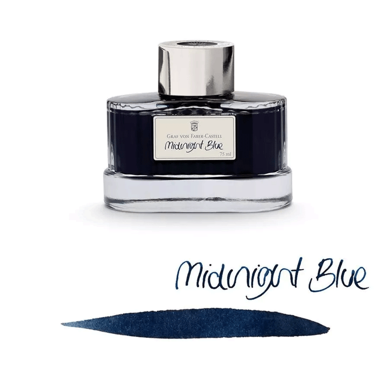 FABER CASTELL, Ink Bottle - GVFC MIDNIGHT BLUE (75mL).