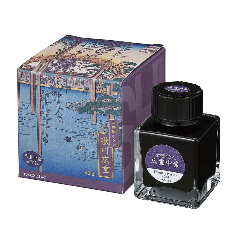 TACCIA, Ink Bottle - UKIYO-E NAKA MURASAKI (40mL).