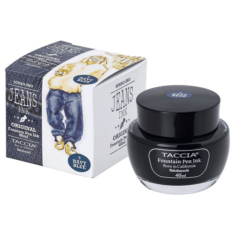 TACCIA, Ink Bottle - SUNAO-IRO JEANS NAVY BLUE (40mL).