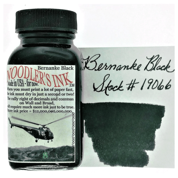 NOODLER'S, Ink Bottle - BERNANKE BLACK (88mL).