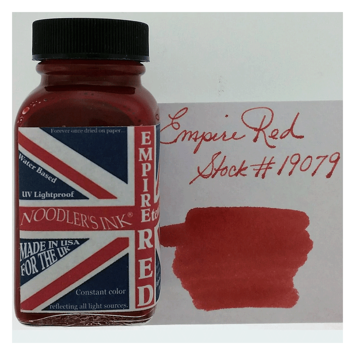 NOODLER'S, Ink Bottle - EMPIRE RED (88mL).
