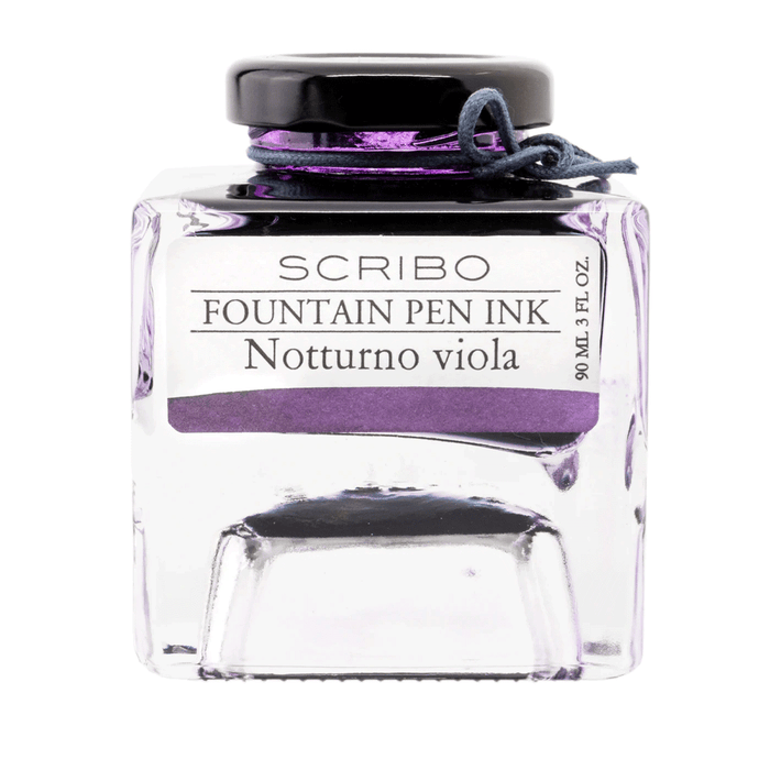 SCRIBO, Ink Bottle - NOTTURNO VIOLA (90ML). — SWASTIK penn