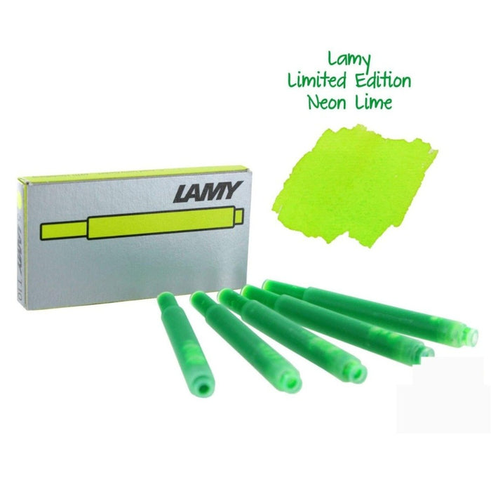 LAMY, Ink Cartridge - T10 NEON LIME 5