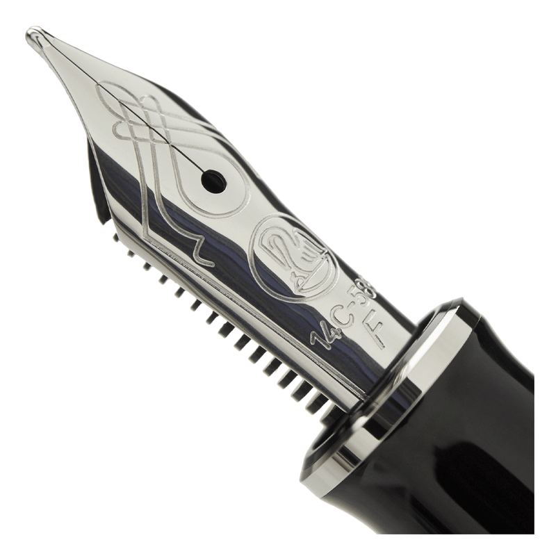 PELIKAN, Fountain Pen - Souveran M405 Stresemann ANTHRACITE BLACK.
