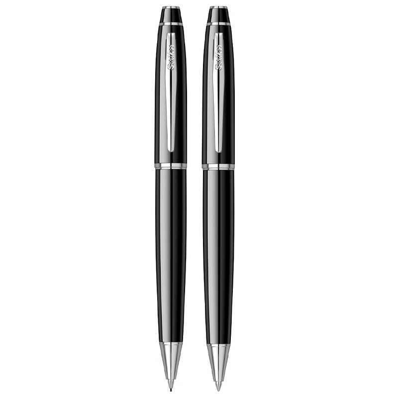 SCRIKSS, Ballpoint Pen + Mechanical Pencil Set - NOBLE 35 BLACK CT.