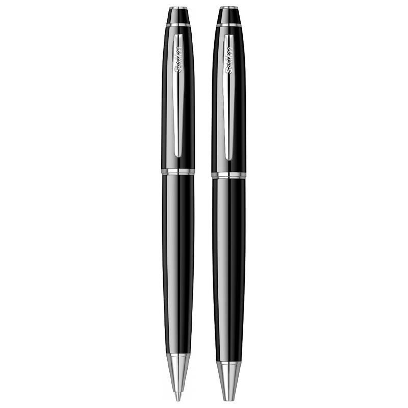 SCRIKSS, Ballpoint Pen + Mechanical Pencil Set - NOBLE 35 BLACK CT.