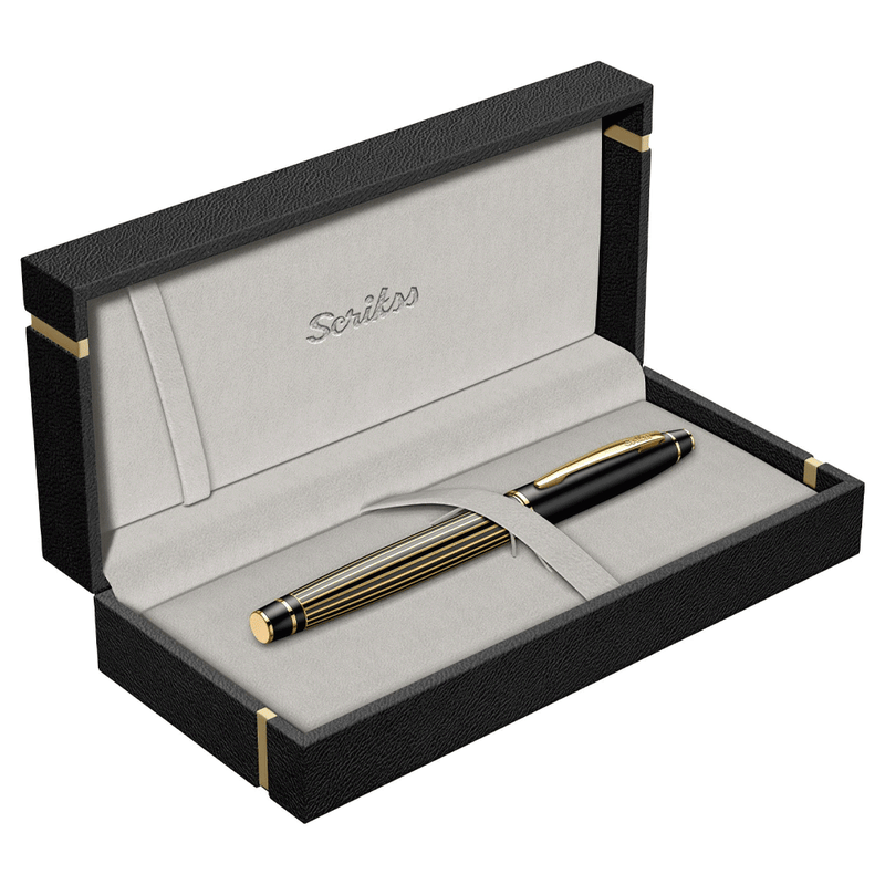 SCRIKSS, Rollerball Pen - NOBLE 35 L BLACK GT.