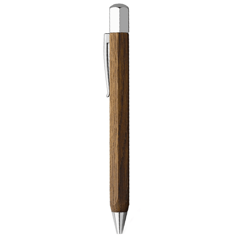 FABER CASTELL, Ballpoint Pen - ONDORO SMOKED OAK WOOD.