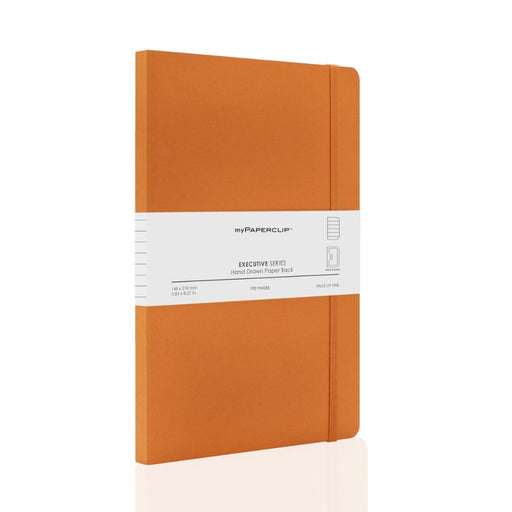 myPAPERCLIP, NoteBook - EXECUTIVE Series A5 192 Pages ORANGE 1