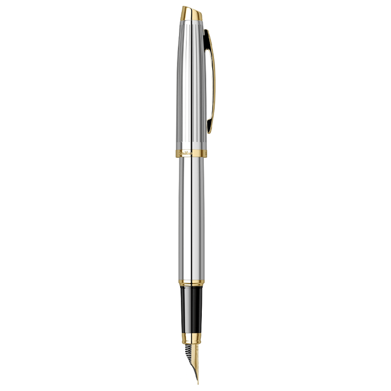 SCRIKSS, Fountain + Ballpoint Pen Set - OSCAR 39 CHROME GT.