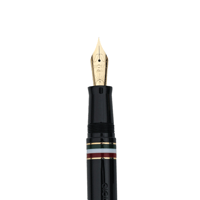 GIOIA, Fountain Pen & Rollerball Pen - PARTENOPE BLACK GT.