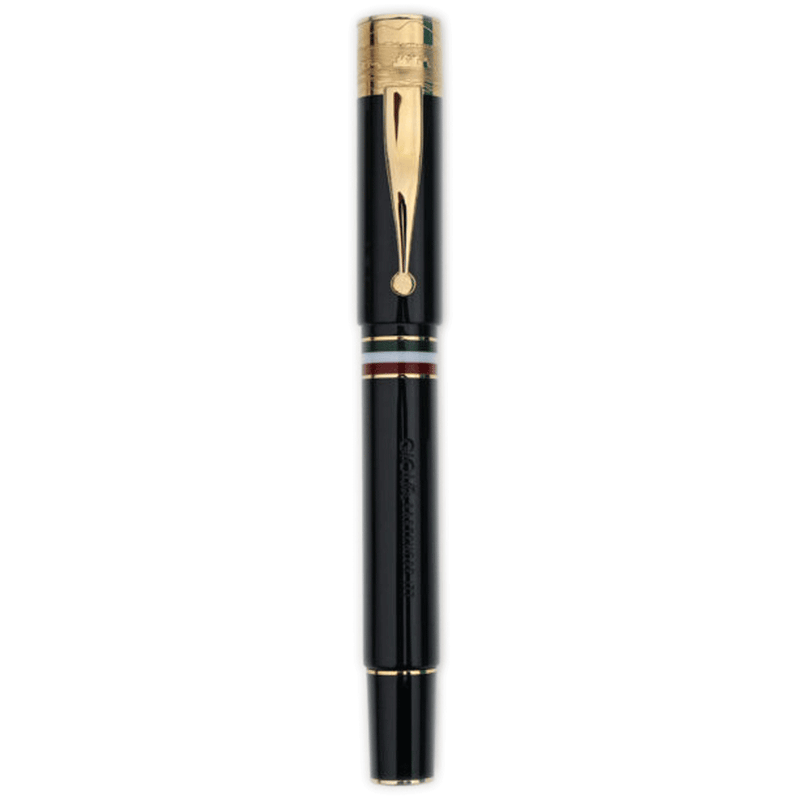 GIOIA, Fountain Pen & Rollerball Pen - PARTENOPE BLACK GT.