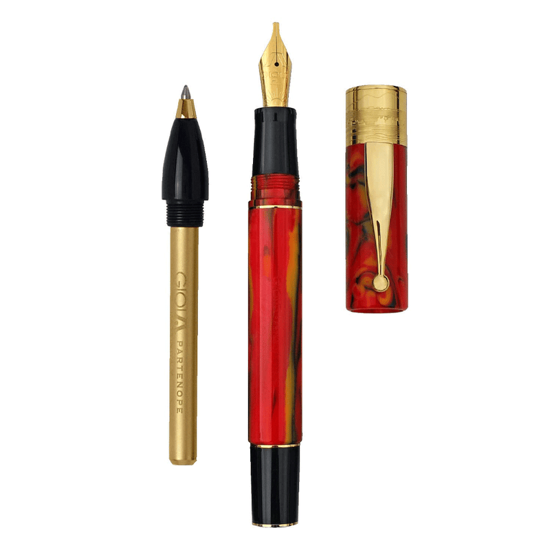 GIOIA, Fountain Pen & Rollerball Pen - PARTENOPE FLAMMA GT.