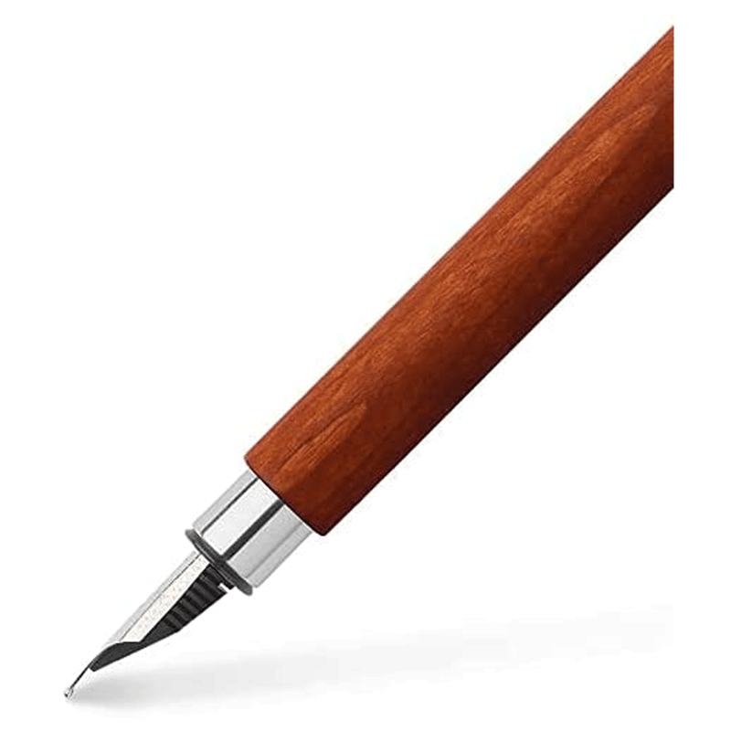 FABER CASTELL, Fountain Pen - AMBITION PEAR WOOD BROWN.