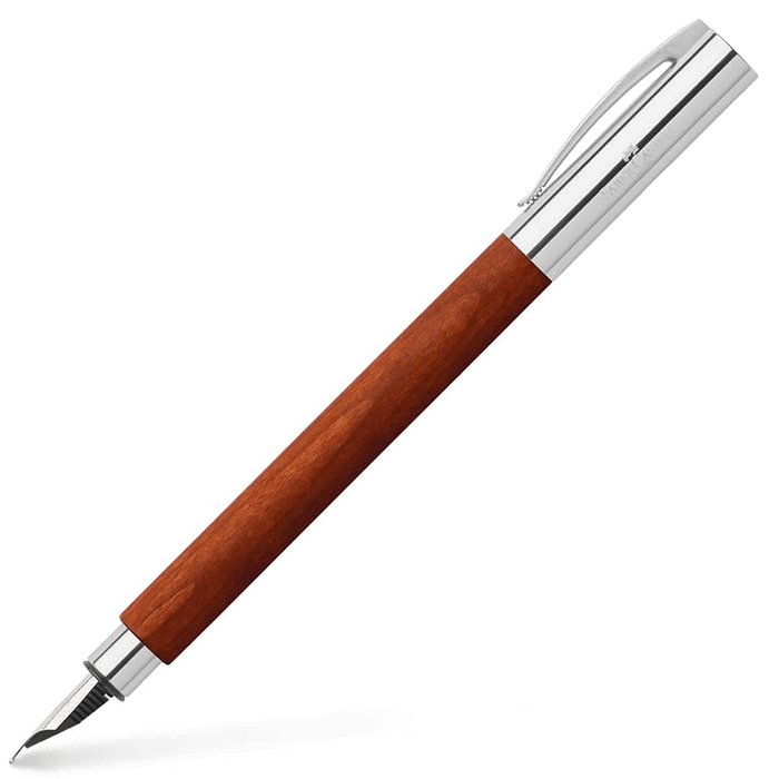 FABER CASTELL, Fountain Pen - AMBITION PEAR WOOD BROWN.