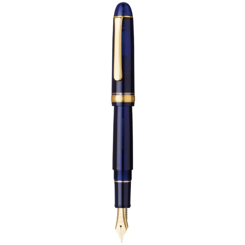 PLATINUM, Fountain Pen - #3776 CENTURY gold trim CHARTRES BLUE 