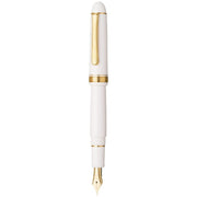 PLATINUM, Fountain Pen - #3776 CENTURY gold trim CHENONCEAU WHITE 