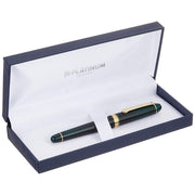 PLATINUM, Fountain Pen - #3776 CENTURY gold trim LAUREL GREEN 5