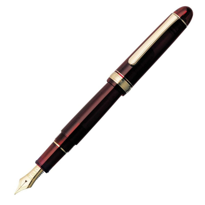 PLATINUM, Fountain Pen - #3776 CENTURY gold trim BOURGOGNE 2