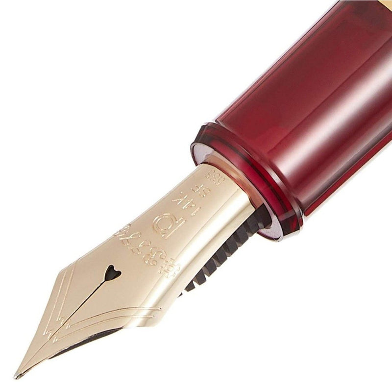 PLATINUM, Fountain Pen - #3776 CENTURY gold trim BOURGOGNE 3