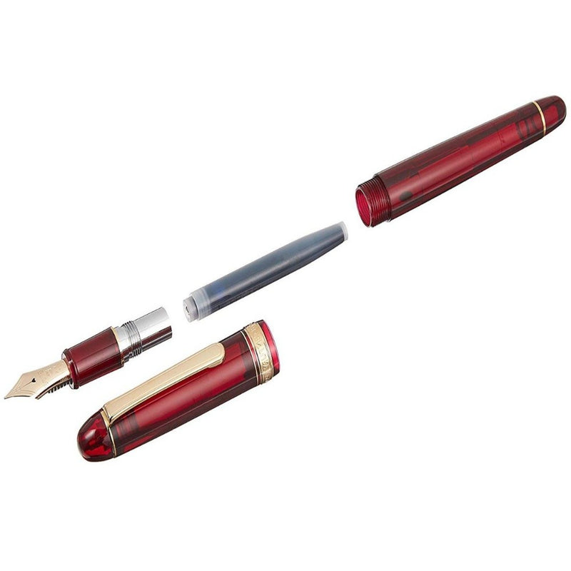 PLATINUM, Fountain Pen - #3776 CENTURY gold trim BOURGOGNE 4