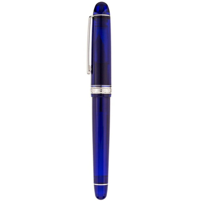 PLATINUM, Fountain Pen - #3776 CENTURY silver trim CHARTRES BLUE 2