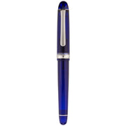 PLATINUM, Fountain Pen - #3776 CENTURY silver trim CHARTRES BLUE 1