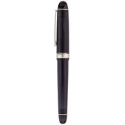 PLATINUM, Fountain Pen - #3776 CENTURY silver trim BLACK DIAMOND 2