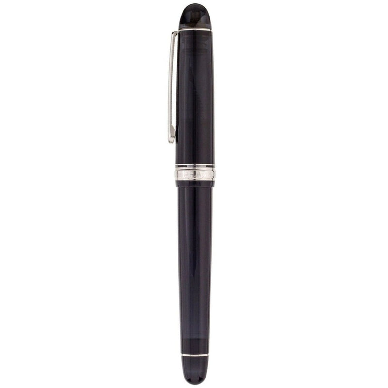 PLATINUM, Fountain Pen - #3776 CENTURY silver trim BLACK DIAMOND 2