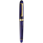 PLATINUM, Fountain Pen - #3776 CENTURY gold trim CHARTRES BLUE 1