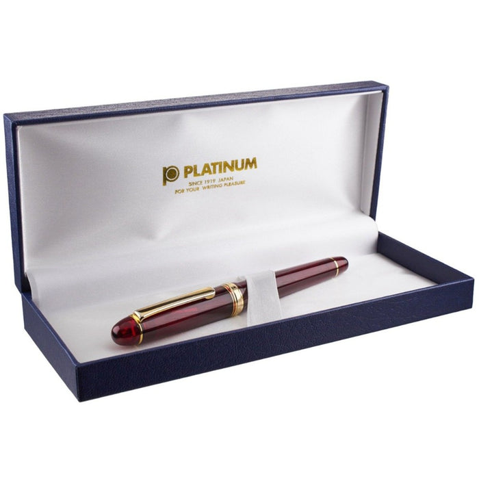 PLATINUM, Fountain Pen - #3776 CENTURY gold trim BOURGOGNE 7