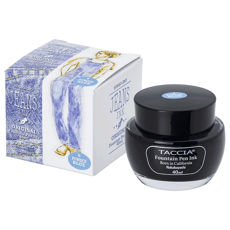 TACCIA, Ink Bottle - SUNAO-IRO JEANS POWDER BLUE (40mL).