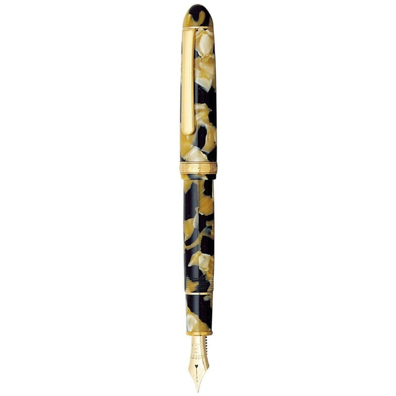 PLATINUM, Fountain Pen - #3776 CELLULOID 14K CALICO 