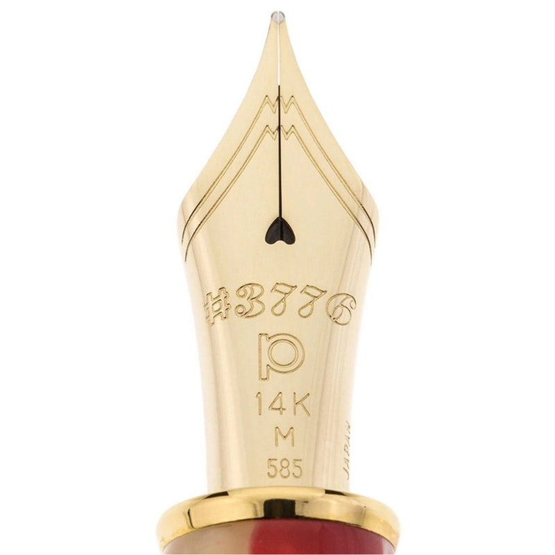PLATINUM, Fountain Pen - #3776 CELLULOID 14K KOI 4