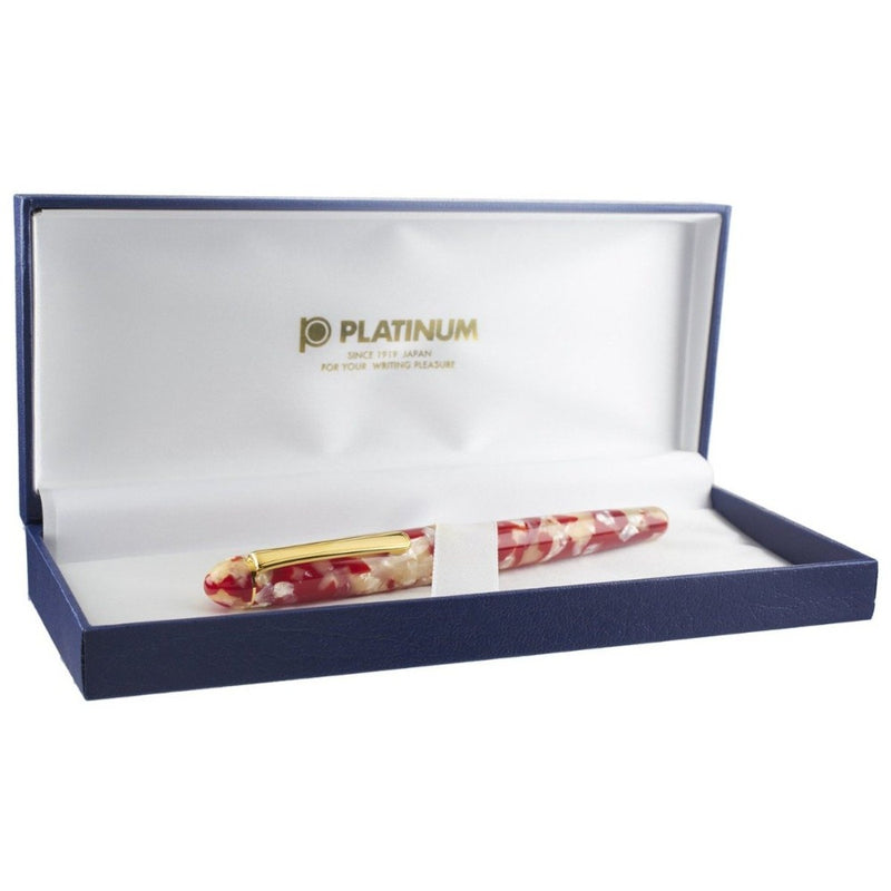 PLATINUM, Fountain Pen - #3776 CELLULOID 14K KOI 11